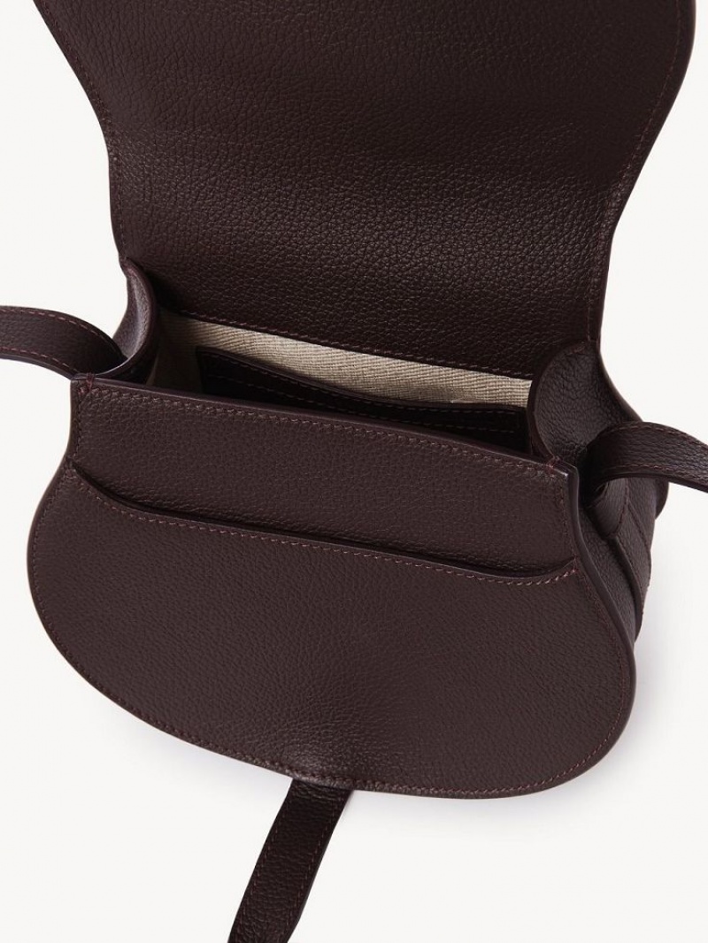 Chloe Marcie Small Saddle Schoudertassen Diep | CHE-SR13412
