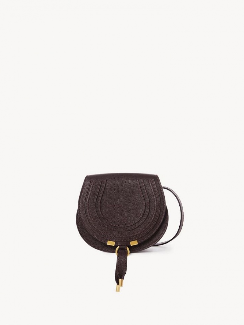 Chloe Marcie Small Saddle Schoudertassen Diep | CHE-SR13412