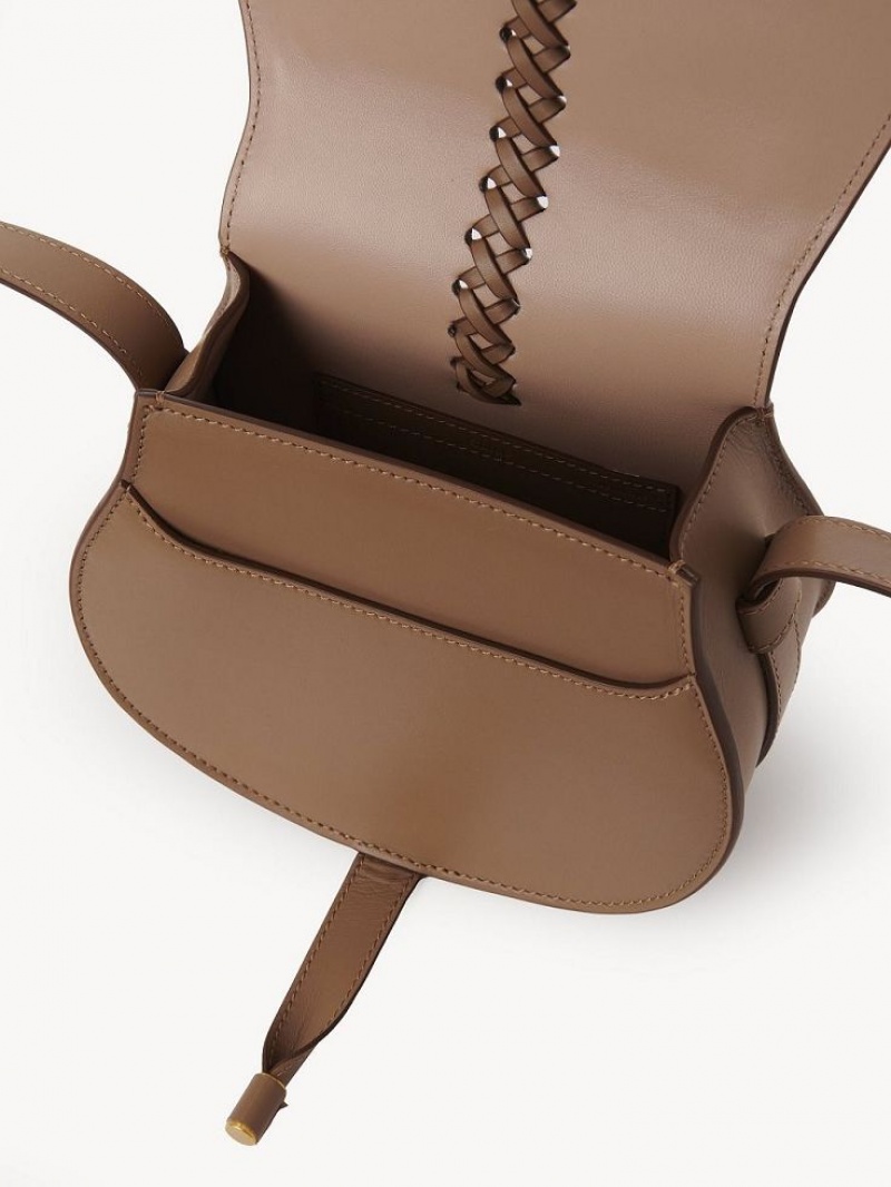 Chloe Marcie Small Saddle Schoudertassen Bruin | CHE-SR13414