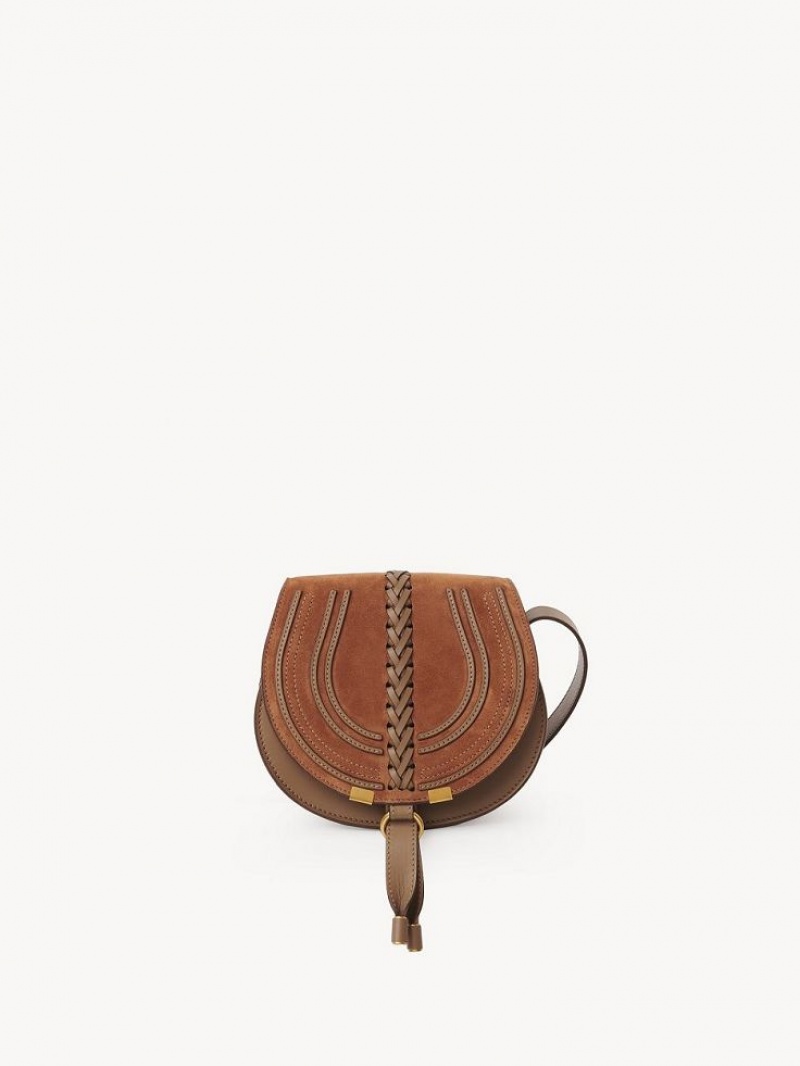 Chloe Marcie Small Saddle Schoudertassen Bruin | CHE-SR13414