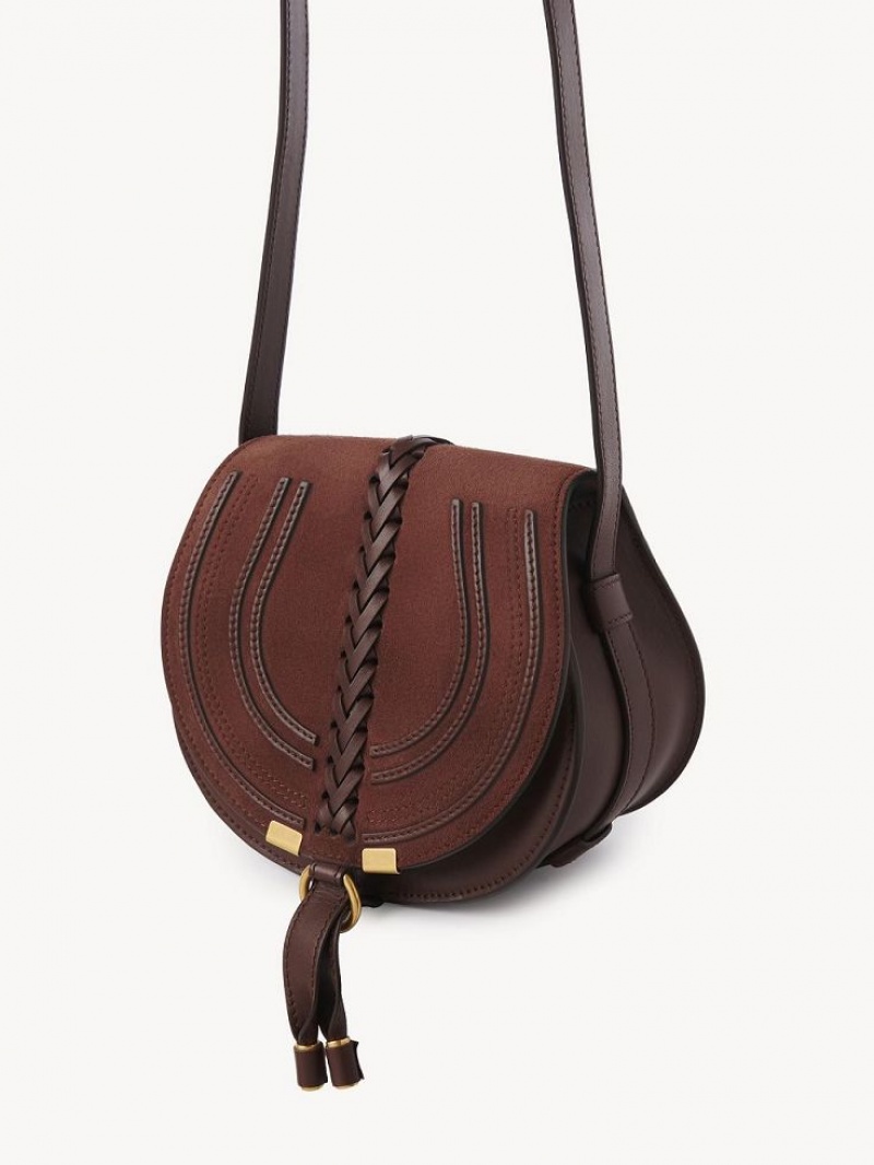 Chloe Marcie Small Saddle Schoudertassen Rood | CHE-SR13415
