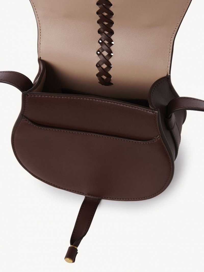 Chloe Marcie Small Saddle Schoudertassen Rood | CHE-SR13415