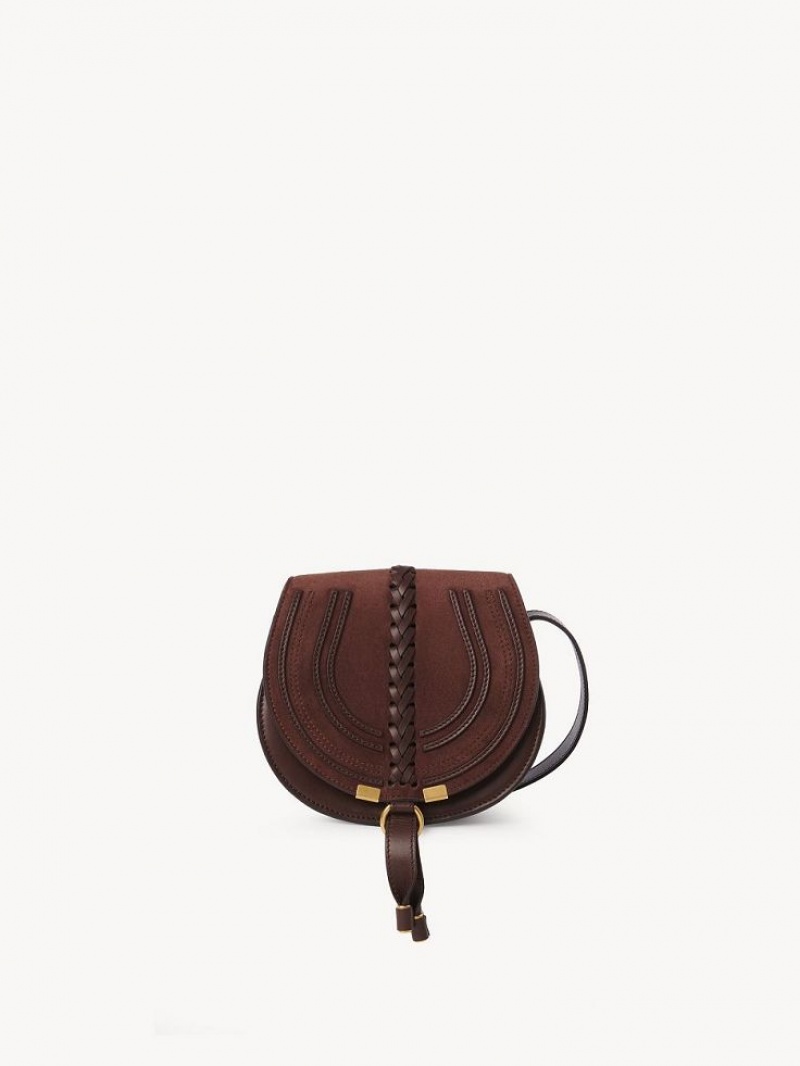 Chloe Marcie Small Saddle Schoudertassen Rood | CHE-SR13415