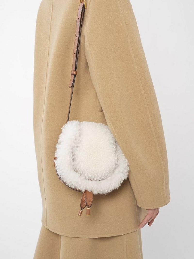 Chloe Marcie Small Saddle Schoudertassen Bruin | CHE-SR13425