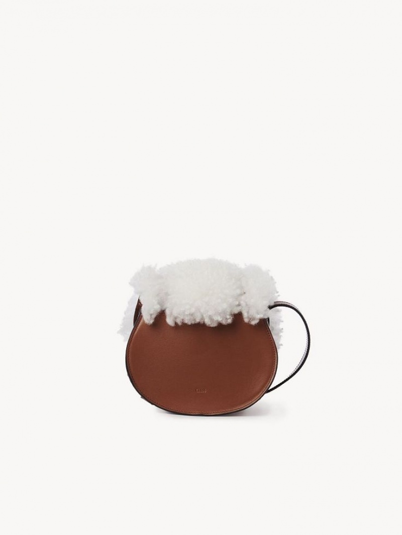 Chloe Marcie Small Saddle Schoudertassen Bruin | CHE-SR13425