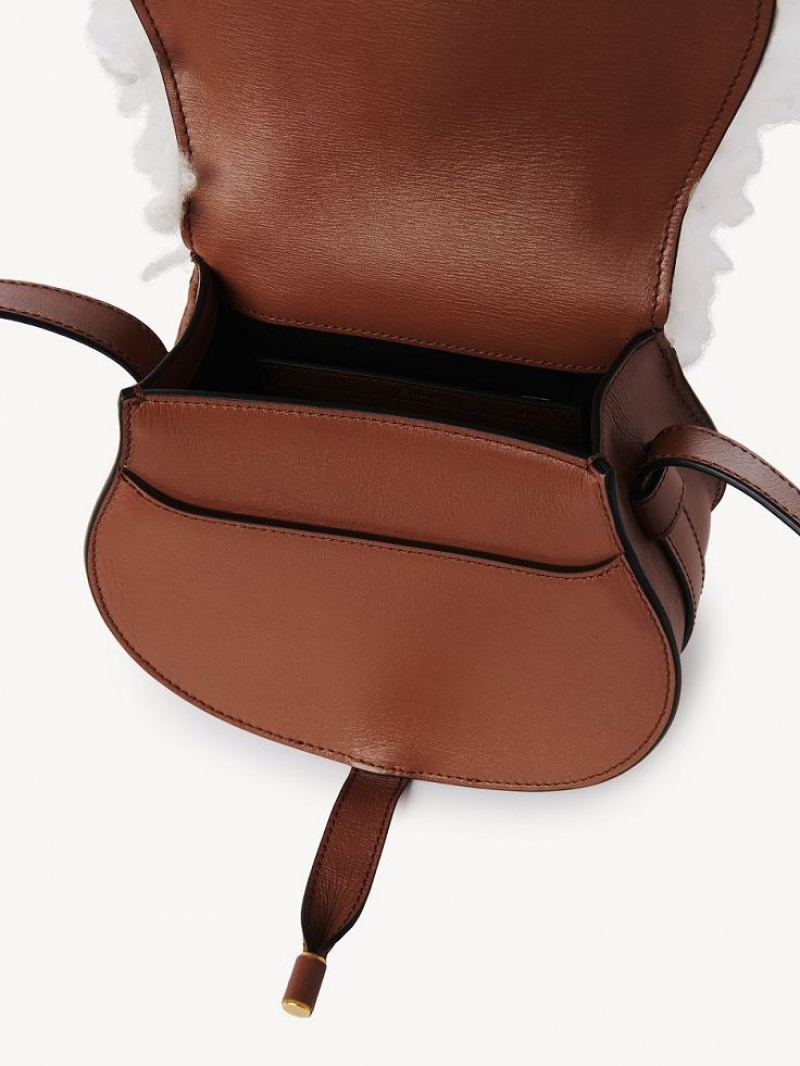 Chloe Marcie Small Saddle Schoudertassen Bruin | CHE-SR13425
