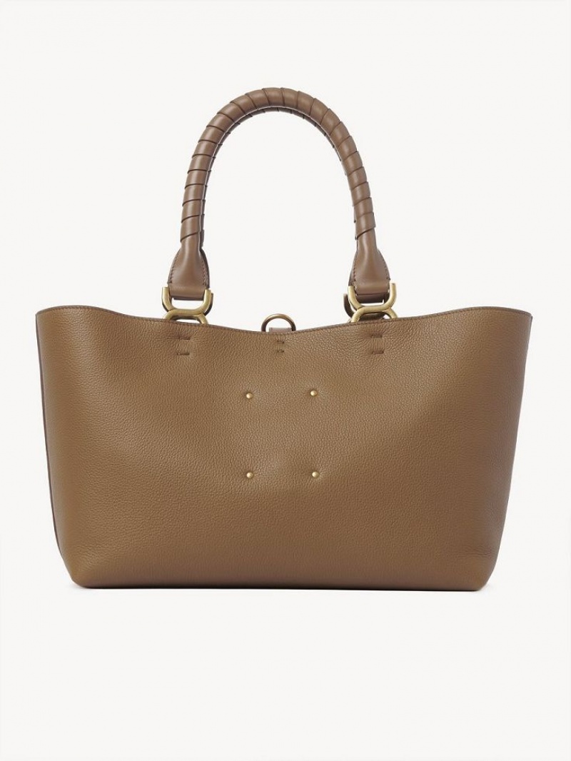 Chloe Marcie Small Tote Tassen Beige | CHE-SR13335