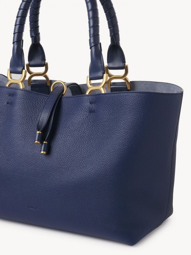 Chloe Marcie Small Tote Tassen Blauw | CHE-SR13334