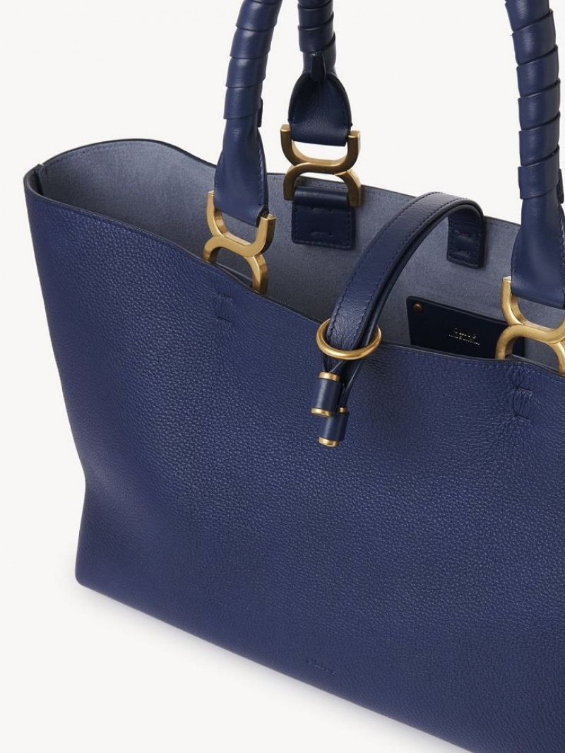 Chloe Marcie Small Tote Tassen Blauw | CHE-SR13334