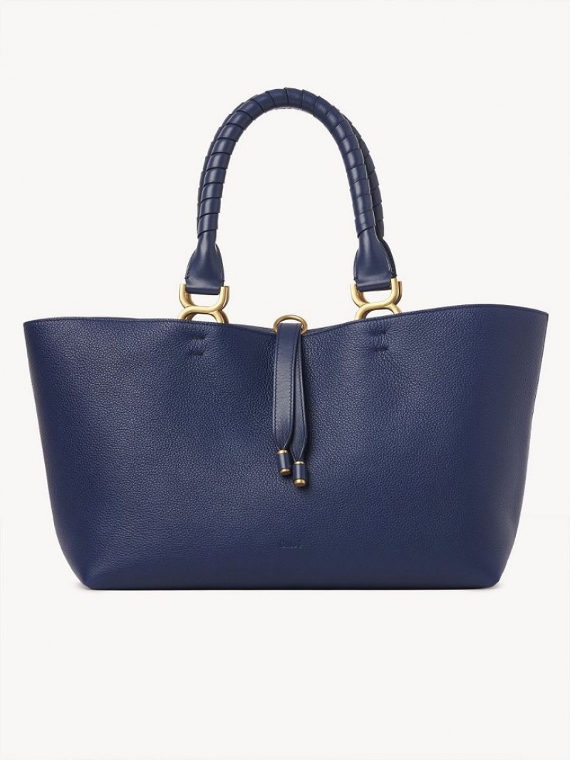 Chloe Marcie Small Tote Tassen Blauw | CHE-SR13334