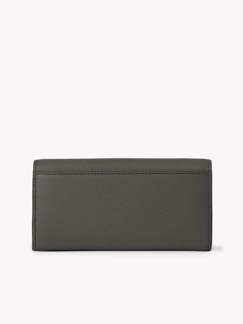 Chloe Marcie With Flap Grote Portefeuille Grijs | CHE-SR14301