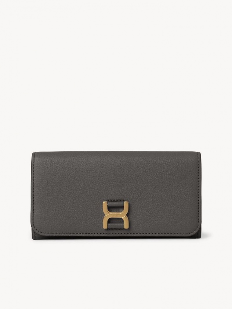 Chloe Marcie With Flap Grote Portefeuille Grijs | CHE-SR14301