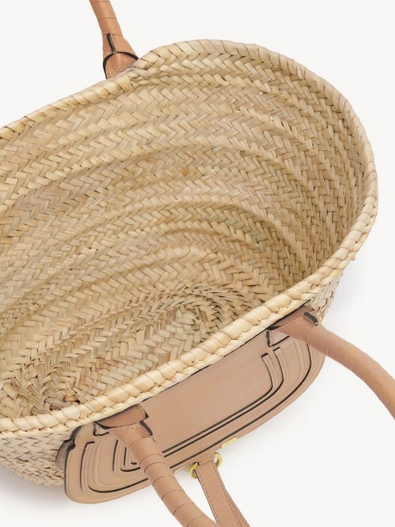 Chloe Medium Marcie Basket Tote Tassen Lichtbruin | CHE-SR13292