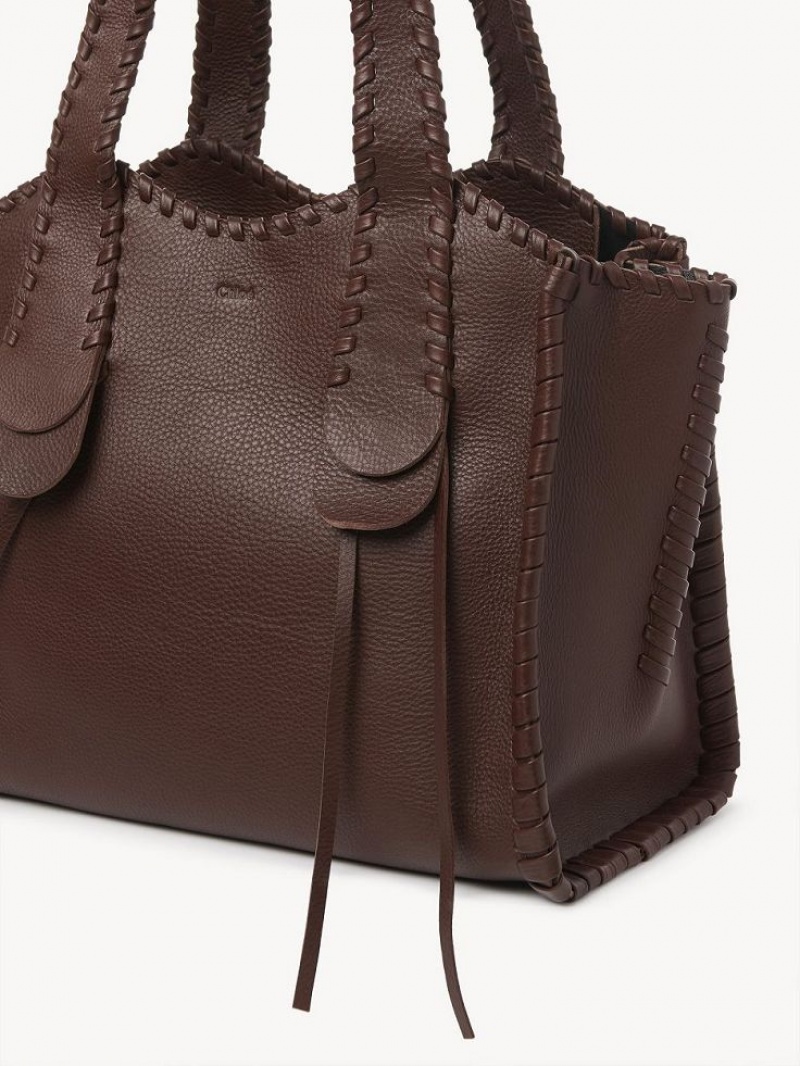 Chloe Medium Mony Schoudertassen Chocola | CHE-SR13435