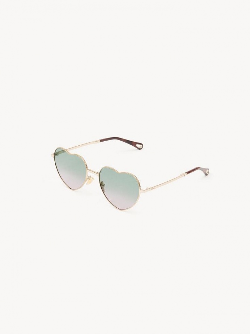 Chloe Milane Zonnebril Groen Roze | CHE-SR14549