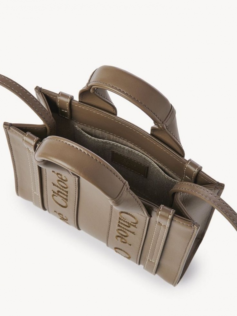 Chloe Mini Woody Crossbodytassen Groen | CHE-SR13521