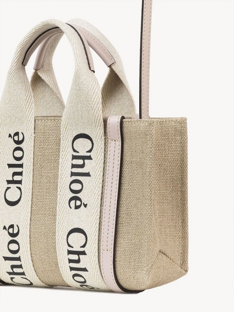 Chloe Mini Woody Crossbodytassen Roze | CHE-SR13586