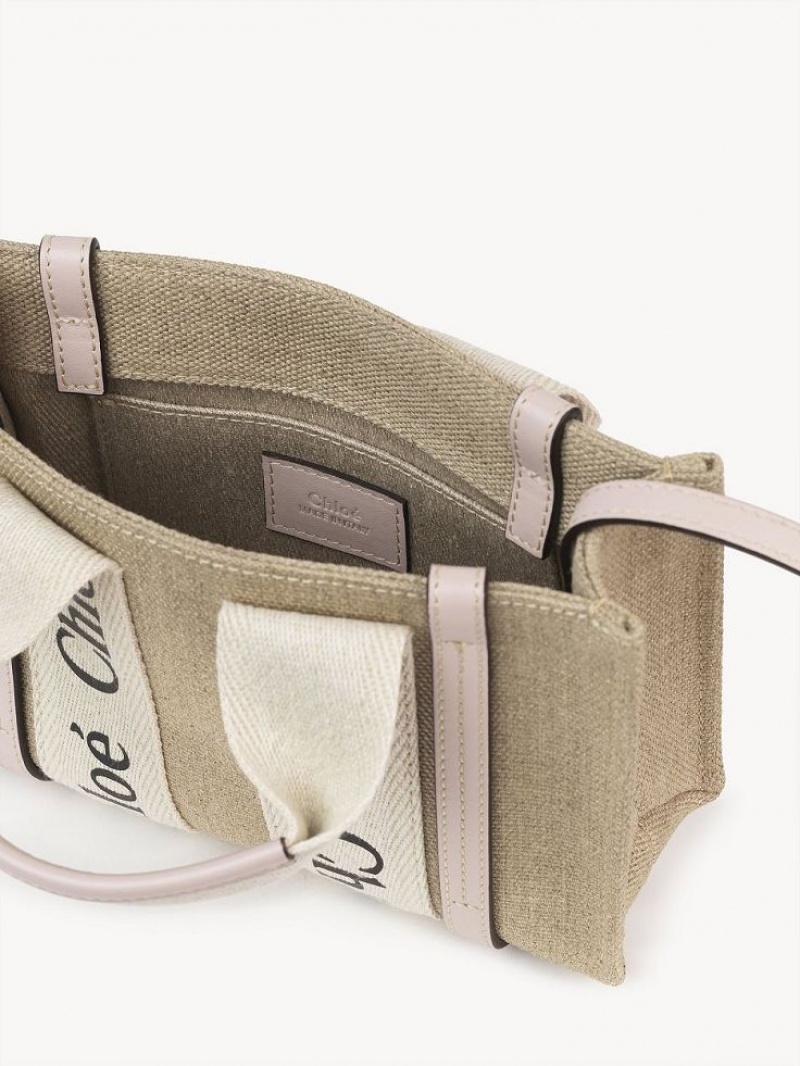 Chloe Mini Woody Crossbodytassen Roze | CHE-SR13586