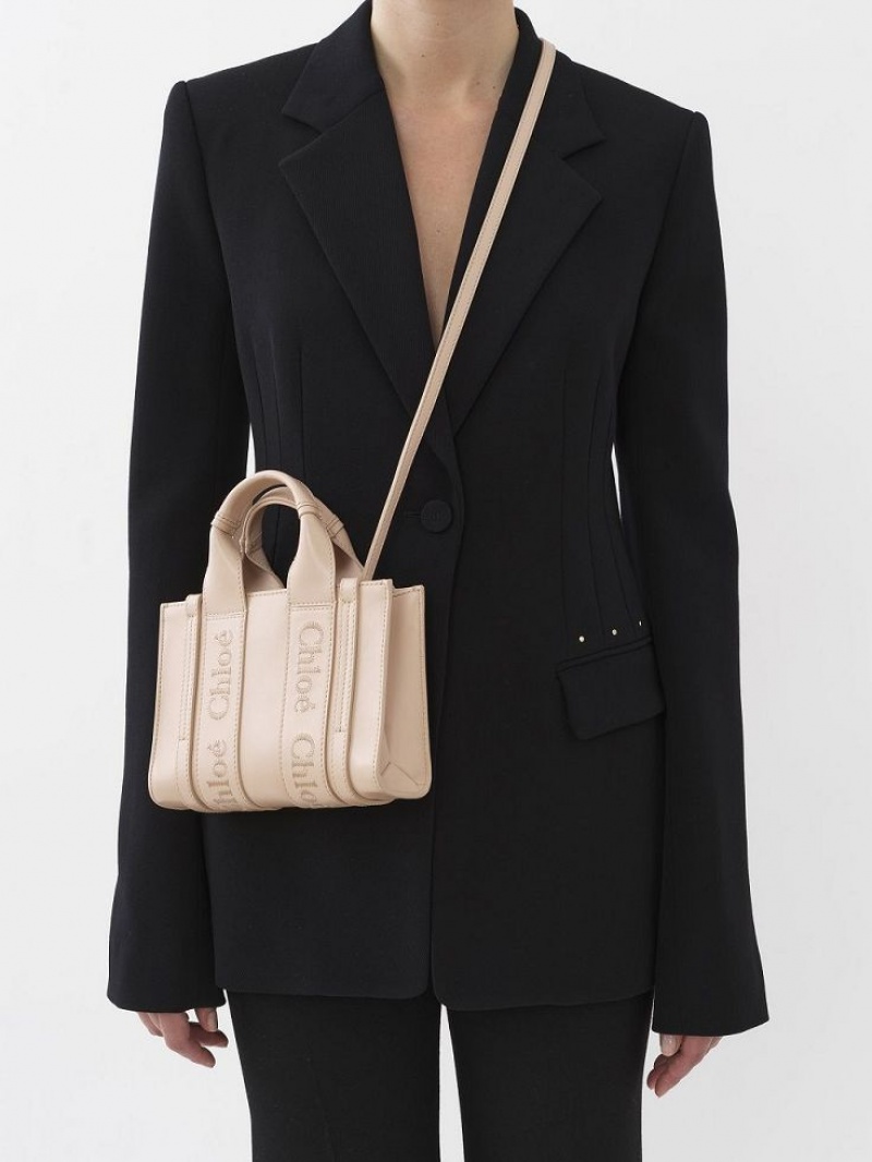 Chloe Mini Woody Crossbodytassen Roze | CHE-SR13586