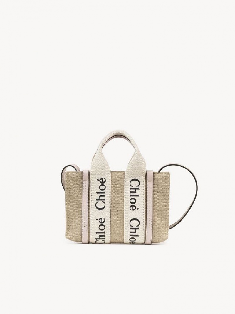 Chloe Mini Woody Crossbodytassen Roze | CHE-SR13586
