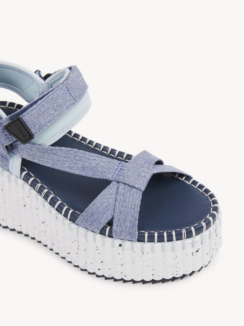 Chloe Nama Sandalen Blauw | CHE-SR14148