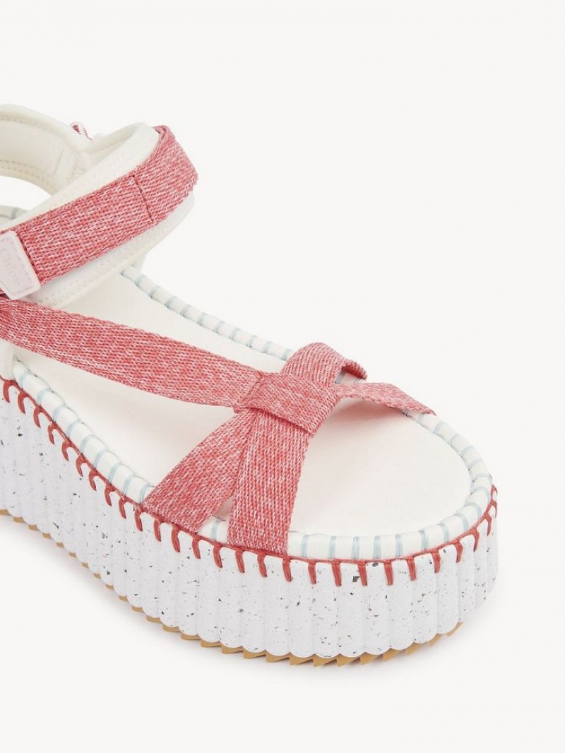 Chloe Nama Sandalen Koraal | CHE-SR14182