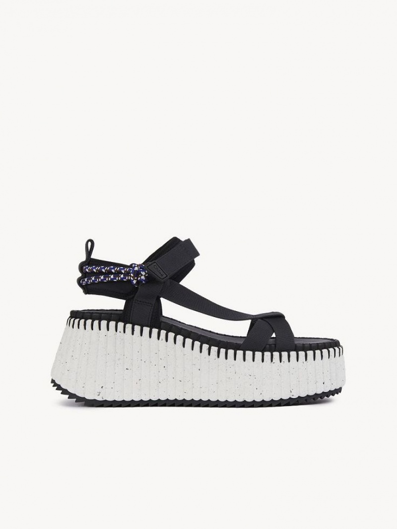 Chloe Nama Sandalen Zwart | CHE-SR14164