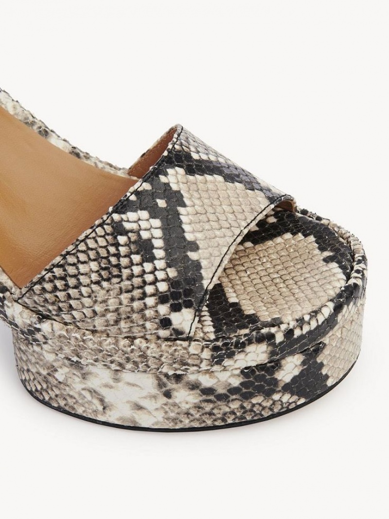 Chloe Odina High-heel Sandalen Grijs | CHE-SR14172