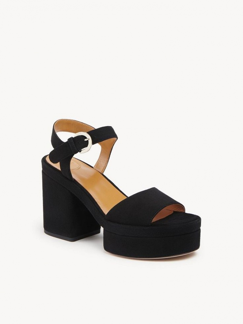 Chloe Odina High-heel Sandalen Zwart | CHE-SR14173