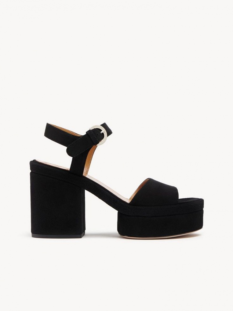 Chloe Odina High-heel Sandalen Zwart | CHE-SR14173