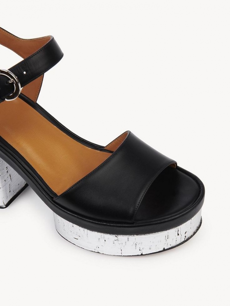 Chloe Odina High-heel Sandalen Zwart | CHE-SR14180
