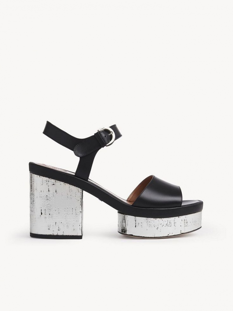 Chloe Odina High-heel Sandalen Zwart | CHE-SR14180