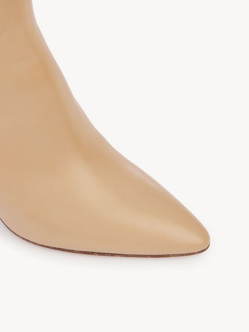 Chloe Oli Enkellaarzen Beige | CHE-SR14226