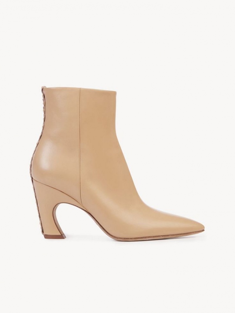 Chloe Oli Enkellaarzen Beige | CHE-SR14226