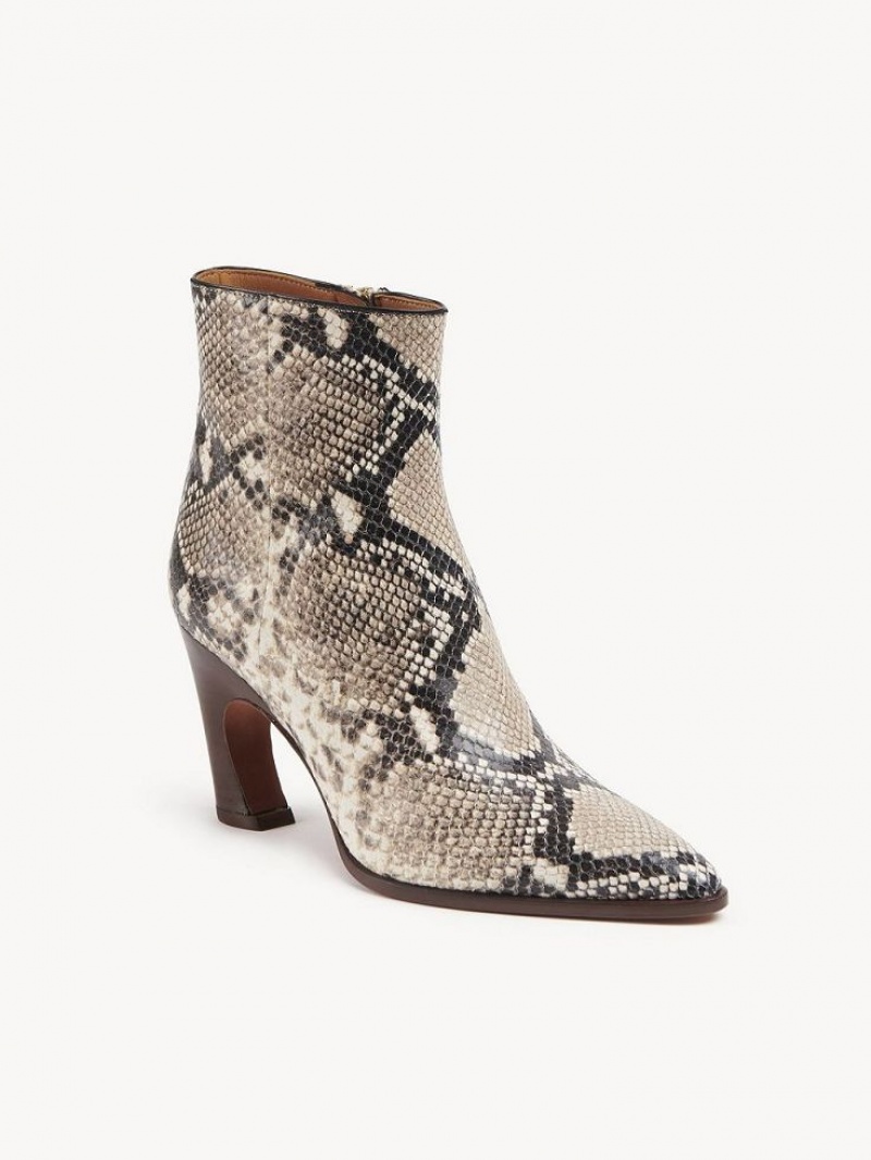 Chloe Oli Enkellaarzen Grijs | CHE-SR14220