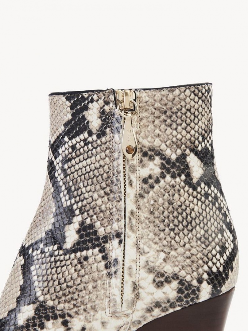 Chloe Oli Enkellaarzen Grijs | CHE-SR14220