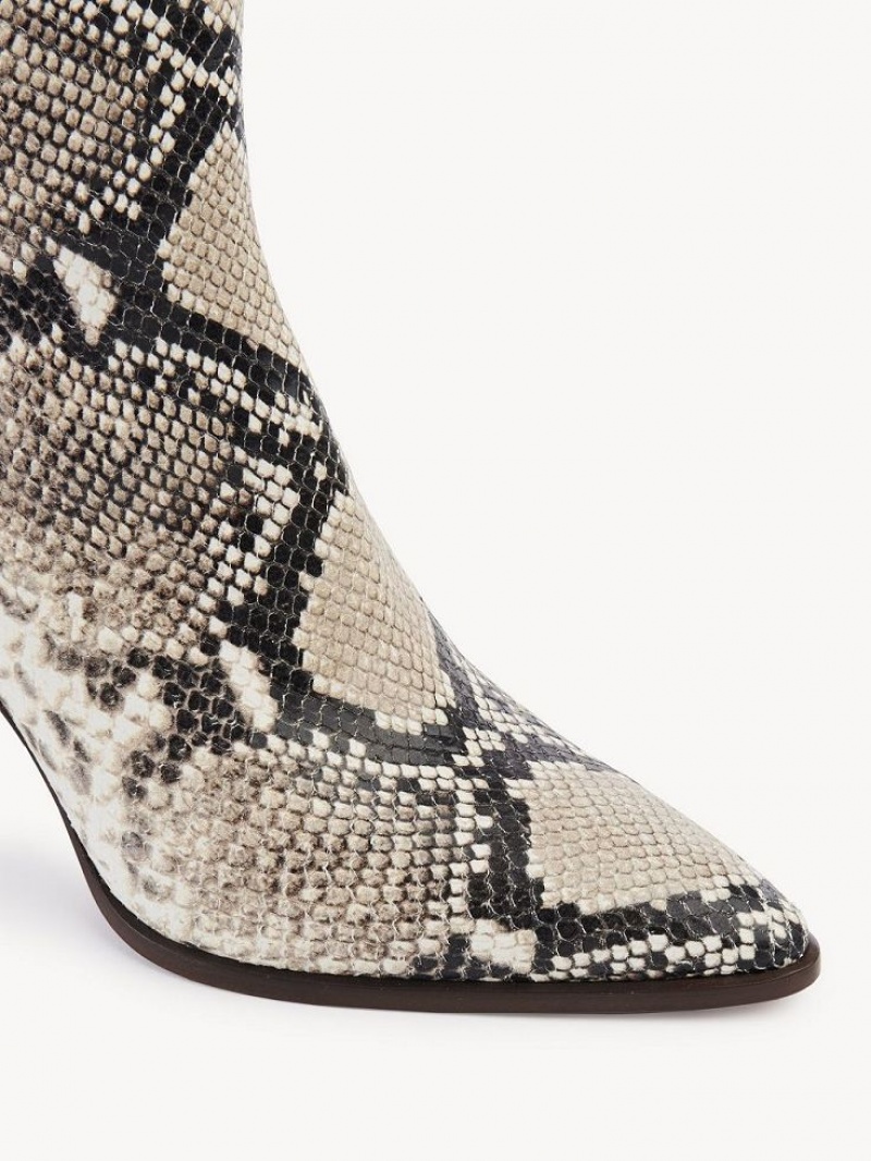 Chloe Oli Enkellaarzen Grijs | CHE-SR14220