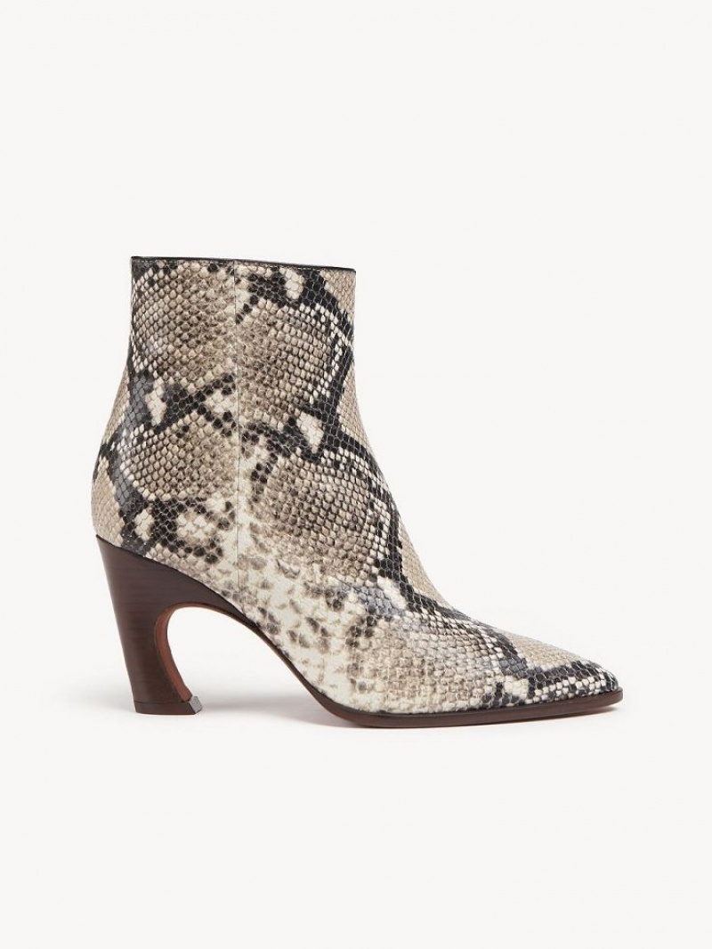 Chloe Oli Enkellaarzen Grijs | CHE-SR14220