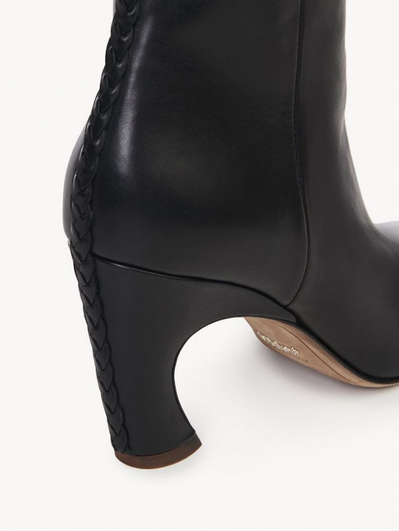 Chloe Oli Enkellaarzen Zwart | CHE-SR14227