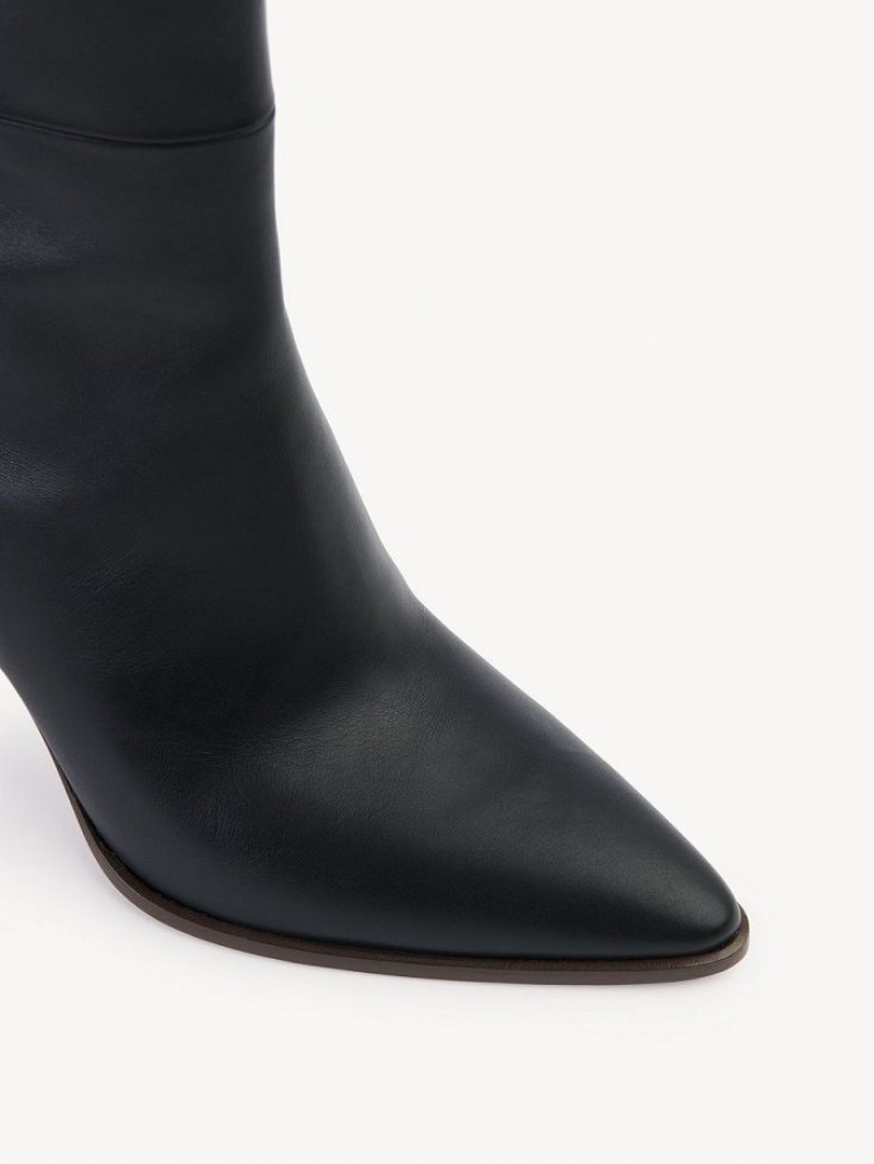 Chloe Oli Hoge Laarzen Zwart | CHE-SR14203