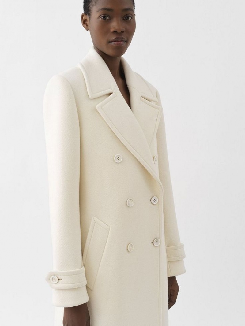 Chloe Overcoat Jassen Wit | CHE-SR13780