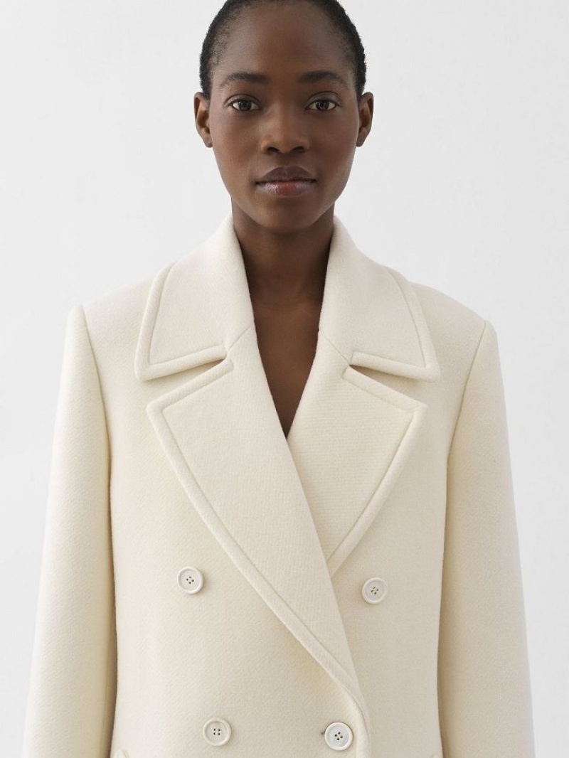 Chloe Overcoat Jassen Wit | CHE-SR13780