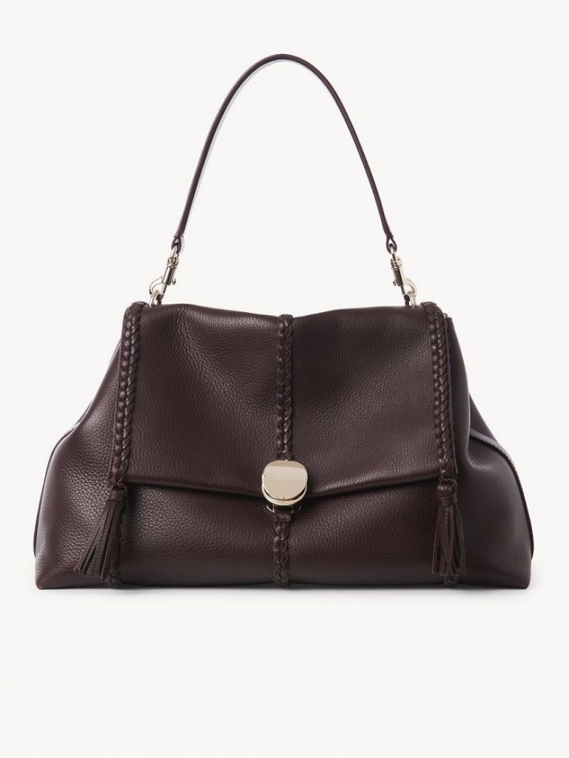 Chloe Penelope Large Soft Schoudertassen Diep | CHE-SR13446