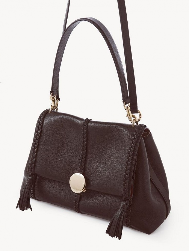Chloe Penelope Medium Soft Schoudertassen Diep | CHE-SR13445