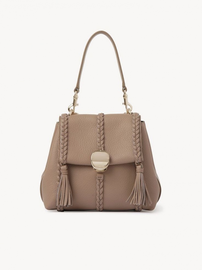 Chloe Penelope Small Soft Schoudertassen Bruin | CHE-SR13456