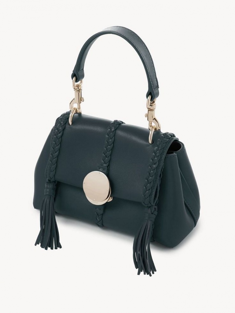 Chloe Penelope Soft Shoulder Mini Tassen Turquoise Groen | CHE-SR13682