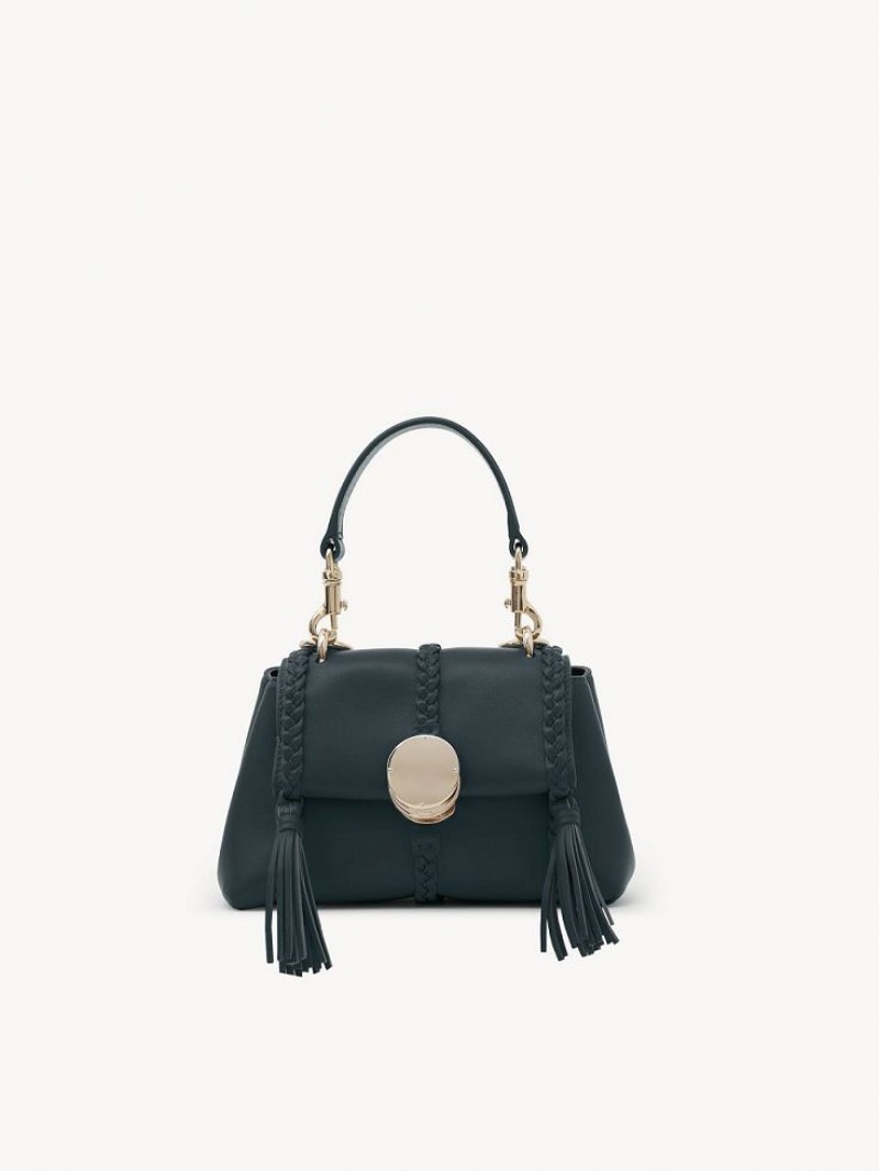 Chloe Penelope Soft Shoulder Mini Tassen Turquoise Groen | CHE-SR13682