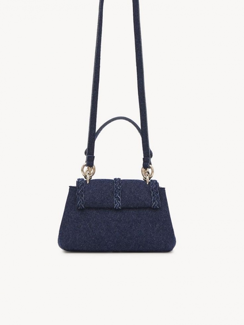 Chloe Penelope Soft Shoulder Mini Tassen Blauw | CHE-SR13705