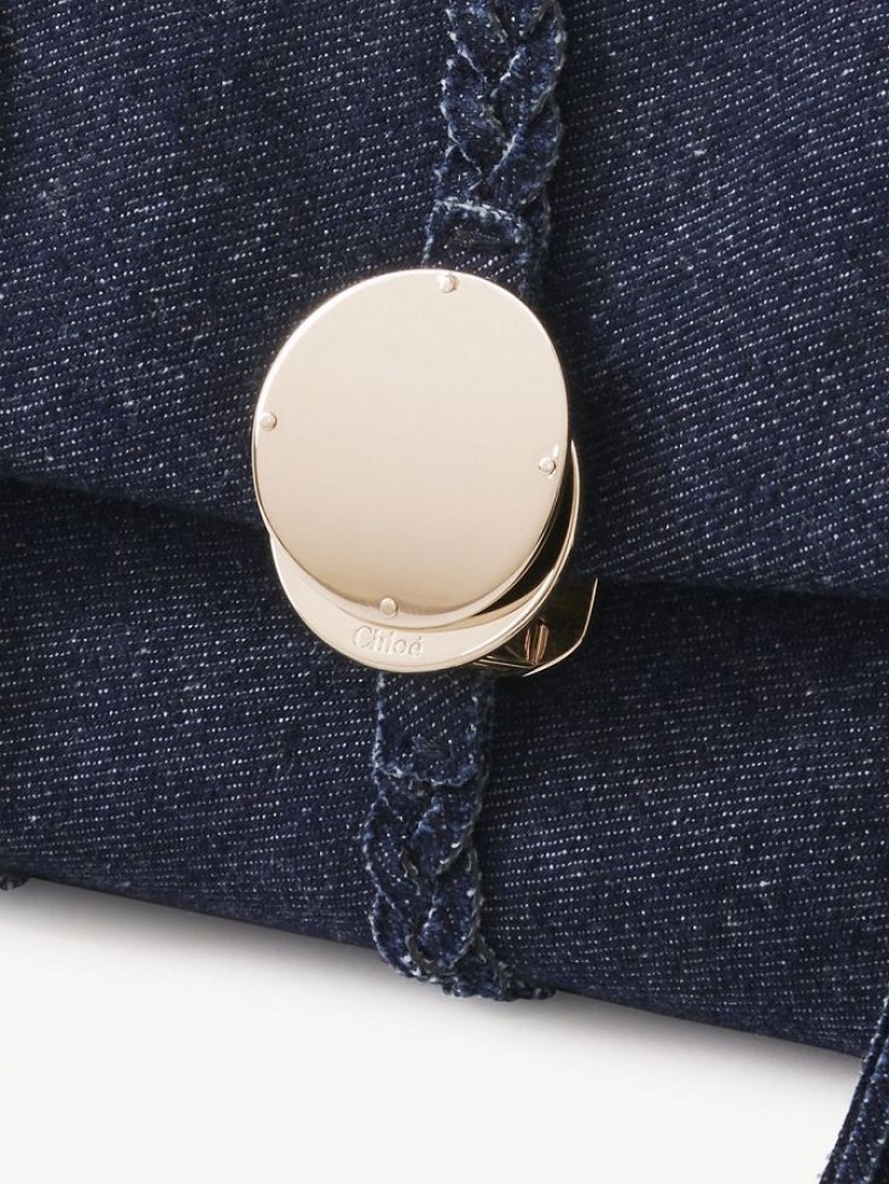 Chloe Penelope Soft Shoulder Mini Tassen Blauw | CHE-SR13705