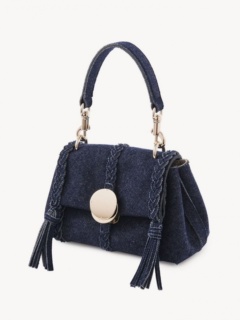 Chloe Penelope Soft Shoulder Mini Tassen Blauw | CHE-SR13705